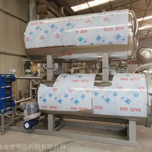 电脑全自动双层水浴喷淋两用杀菌锅