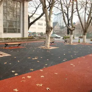 德阳 彩色透水地坪 透水混凝土材料 压印混凝土