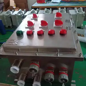 不锈钢配电控制箱 电源指示灯照明箱 接线箱 防爆检修箱