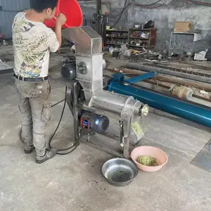 多型号不锈钢蓝莓榨汁机 小型桑葚螺旋挤汁机器 商用葱头出汁设备
