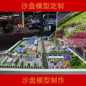 地形地貌沙盘模型制作 山地场景城市产业园展示 来图定制 丰啸模型