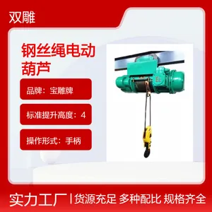 宝雕牌CD1型电动葫芦钢丝绳1吨提升力 高效稳定工厂定制出口质量