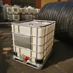 厂家批发塑料吨桶全新蓝色黑色80口大口卧式川字底500l-1200I吨桶