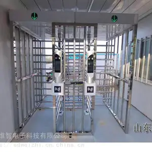 实名制双门转闸-刷卡进出转闸门禁-济南测温门禁