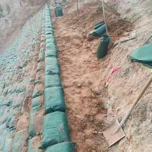 供应植草生态袋厂家 无纺布生态袋 聚酯长丝土工布袋 草坪毯 植草毯