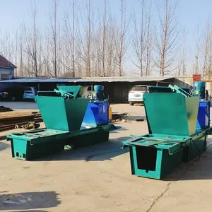 混凝土矩形灌溉渠成型机 矩形水渠预制机 V型U型槽模具成形机