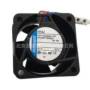 414J风扇 德国ebmpapst 24VDC 95MA 2.3W 40x40x25