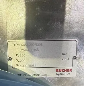 BUCHER布赫齿轮泵 QX83-200R308