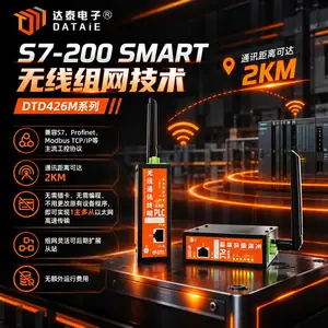 点对多点无线组网方案 多PLC集群一网互联 组网方式灵活适配性高