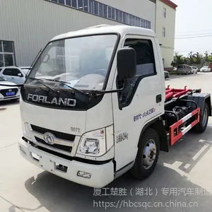 福田时代小卡之星3方勾臂式垃圾车 CSC5042ZXXB5型车厢可卸式垃圾车