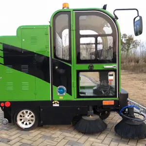 封闭驾驶式环卫道路扫地车商场物业工厂吸尘新能源扫地车小型清扫车