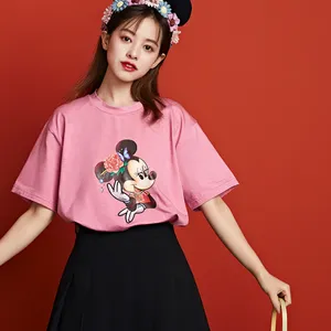 广州沙河欧货新款欧洲站小衫米奇t恤2020衣服女ins超火短袖夏季大码上衣潮***T恤