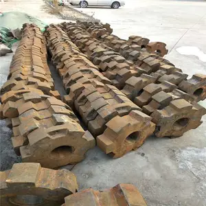 镶嵌合金耐磨耐用高锰钢锤头