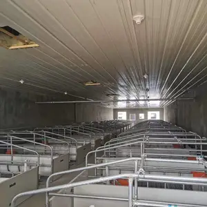猪舍防腐吊顶顶棚 洁净板 耐腐蚀易清洗耐高压冲洗 新型防潮防锈板材