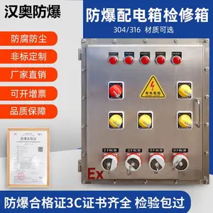 防爆配电箱仪表控制柜照明开关动力配电柜IIC不锈钢防爆箱定制