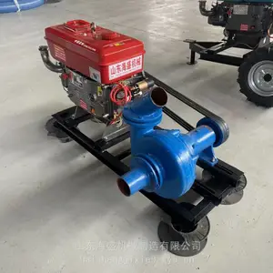 鱼塘水体循环净化供水 大口径柴油抽水泵 耐磨喷灌泵