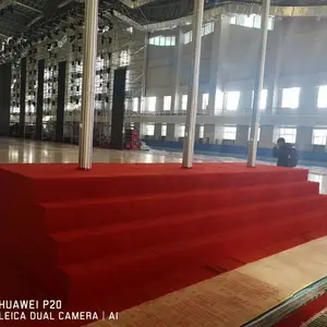 圣旗不锈钢锥形一体旗杆三节式旗杆学校单位酒店6米9米12米15米体育馆水平颁奖升旗系统定制