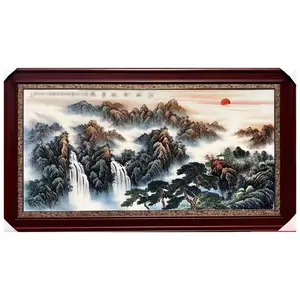 景德镇陶瓷板画 家居客厅书房装饰艺术瓷板画 来图定做陶瓷瓷板画