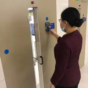 海洁斯牌宾馆酒店无人值守全自动自助刷卡取衣系统电动旋转衣架