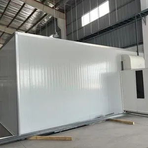 空气能高温烤漆房 家具水性漆干燥固化 自动化喷涂流水线热泵烘干房