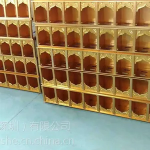宏缘科技琉璃万佛龛寺庙万佛智能供灯工程琉璃佛像光明柱存放架礼品工艺品