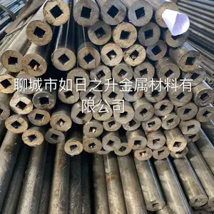 河北精密外圆内四方钢管 内方外圆异型管 外圆内六角钢管 花键钢管