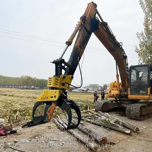 园区树木修剪抱夹锯 伸缩式液压伐木机 高空伐断抱夹锯