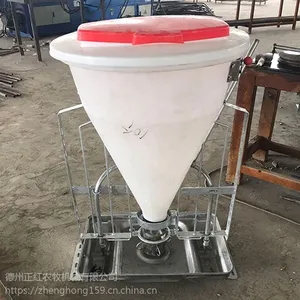 养猪用料槽干湿喂料器 不锈钢干湿料槽