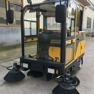 嘉兴全封闭式工厂工地灰尘清扫车JC1900 多功能吸尘扫地机供应商
