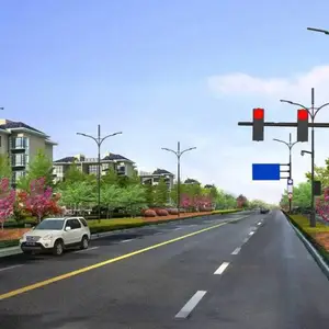 青岛交通设施杆件厂家 专业生产道路标识标志牌信号灯杆件 江苏斯美尔光电