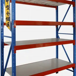 供应200*60*200中型仓库组装式钢层板货架