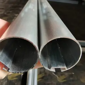 加厚38卷帘管铝合金型材 优源窗帘管
