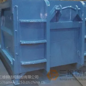 山东重型翻斗车箱钢结构来图加工出口厂家——三维钢构