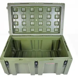 大型卧式滚塑装备塑料箱 野战连用给养器材单元箱 体育器材 野炊