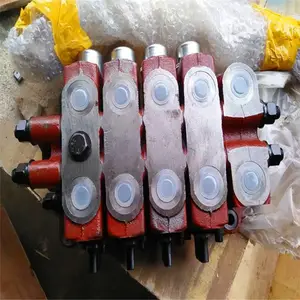 云南众轩液压手动4联换向阀吊车上车阀液压操作开关厂家