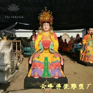 九莲老母佛像手工打造 ***像 九莲菩萨 九莲圣母神像 莲花仙姑佛像 十二老母佛像