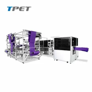 家纺 床上用品 枕套 AB面 TPET 信封式 枕套机 支持三面不同花色 自动定长 裁切 缝制 上商标
