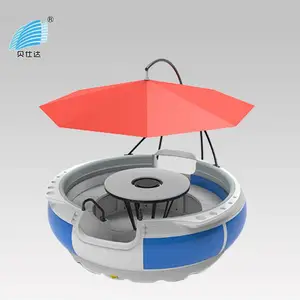 电动休闲烧烤船观光船水上BBQ 休闲游乐船 景区旅游设备