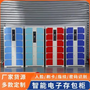 超市商场智能人脸识别智能储物柜户外体育会馆人脸识别电子存包柜