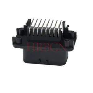 HRB 4.0mm间距特种车辆叉车电控防水PCB连接器弯针M4021R
