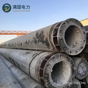 水泥电杆厂 保定雄安400等径电杆 35kv门型杆