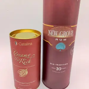 包装定制 红酒罐 红酒盖 马口铁盖 纸管纸筒