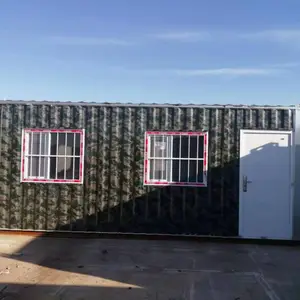 包头市工地住人大瓦楞防火岩棉彩钢板折叠集装箱房出租