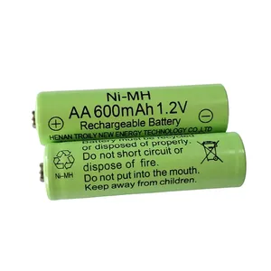 ����AA600mAh 1.2V 5�ų���� ̫���ܵƵ�س��ҳ���CE