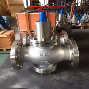 Y43H-40P包头市机电市场CF8不锈钢活塞式蒸汽减压阀DN32蒸汽减压稳压阀