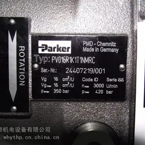 PARKER 柱塞泵 PD100PS02SRS5AC10S1000000 02E-85326-5