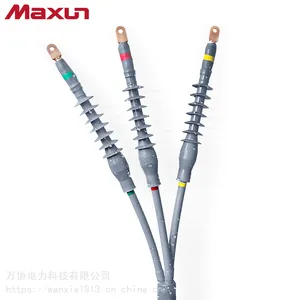 万协电力 1KV10KV20KV35KV冷缩电缆终端头高压三芯户内户外冷缩电缆附件冷缩电缆头防水