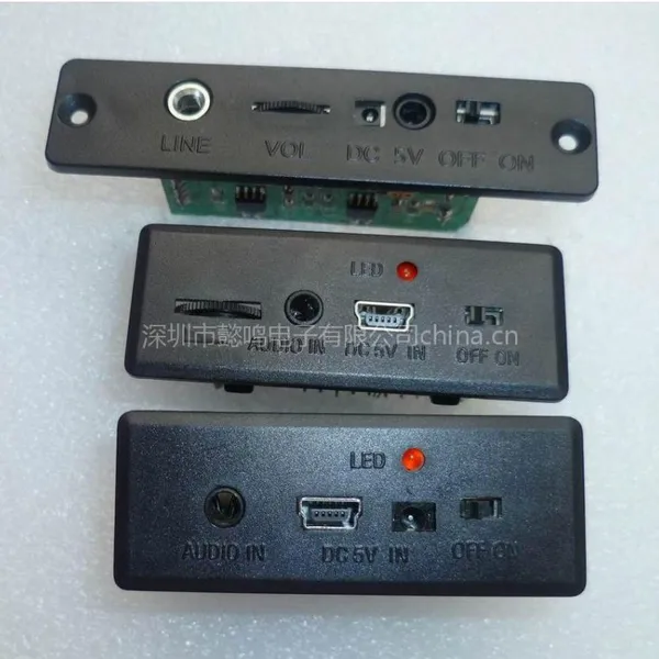 供应5V2*3W迷你小功放 迷你音响功放板后板 插卡音响功放板