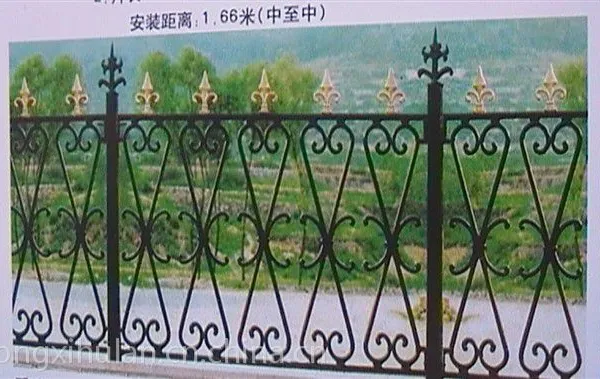 铸铁,玛钢护栏。