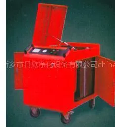 日欣净化每分钟32升润滑油带油箱移动滤油机厂家guolvjinghua
